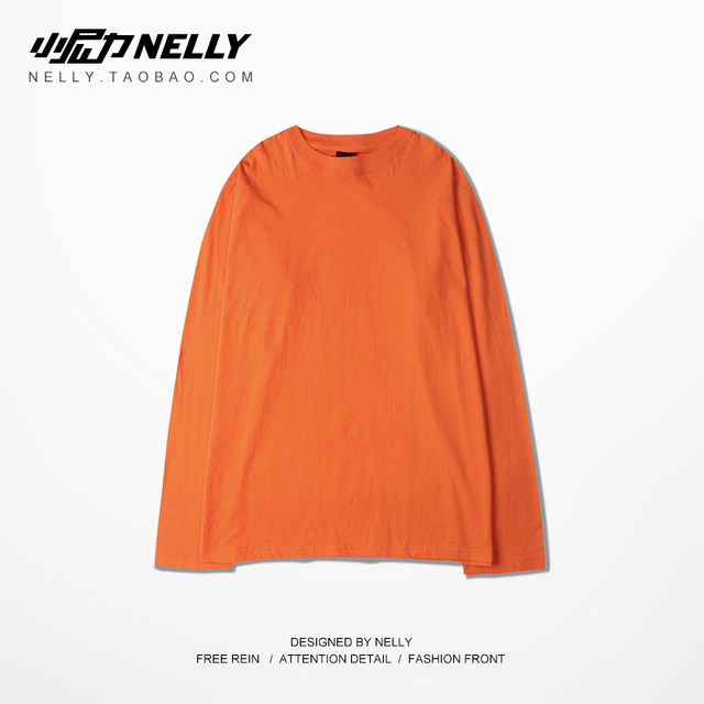 Simple White O Neck Low High Design Cotton Shirt Top Spring TI023 main image 0