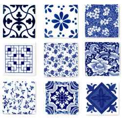 Kiln-turned antique bathroom wall and base line small tiles