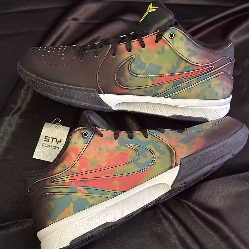 STY定制Nike Zoom Kobe 4科比ZK4黑武士热成像温感变色耐克