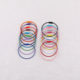 diy jewelry accessories materials color spray painted steel wire rope rotating screw key ring keychain