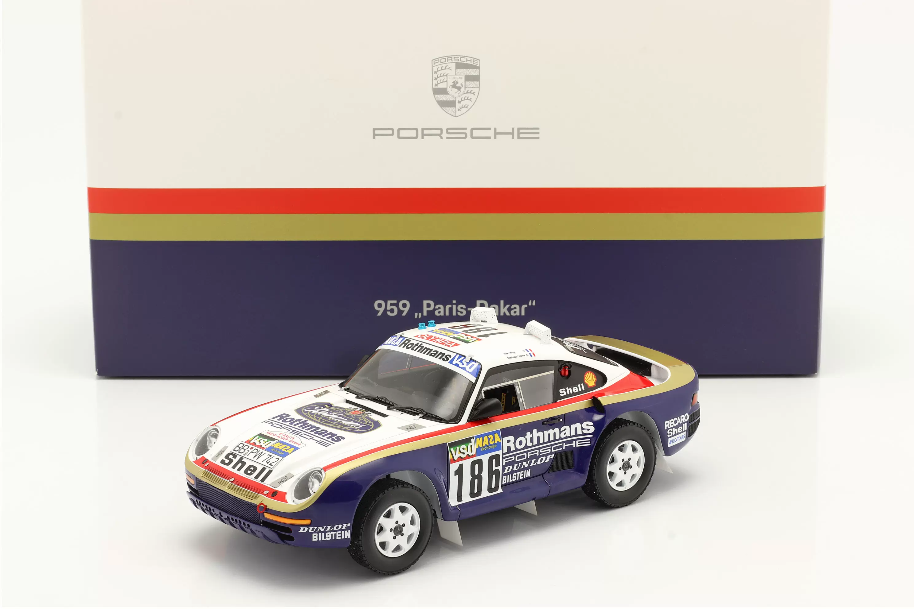 SPARK 1/18 Porsche 959 #186 Rallye Paris - Dakar 1986 海外購-Taobao