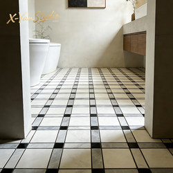 B&B Hotel Bathroom Grid Mosaic Tiles Cafe Entrance Kitchen Balcony Stone Mosaic