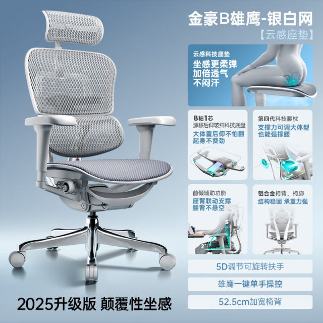 Friend Jinhao Eagle Ergonomics Computer Chair Learning for a Long Time Boss E-sports Net Clothing Home Office Chair
