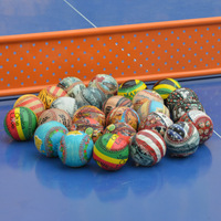 Colorful Baseball: 9-Inch Memorial Photo Ball For Display