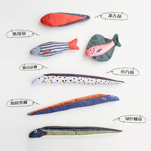 
Mao Daguan cat and dog universal simulated fish plush toy pet sound paper sound toy pet supplies cat fun artifact