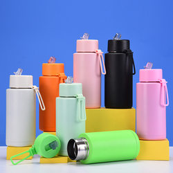 Cross-border FRANK GREEN same style thermos cup large capacity 1L American portable large mouth stainless steel sports kettle