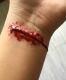 Fake plasma special effects makeup supplies Female vomiting blood Halloween props fake blood cos horror makeup, real blood consumption
