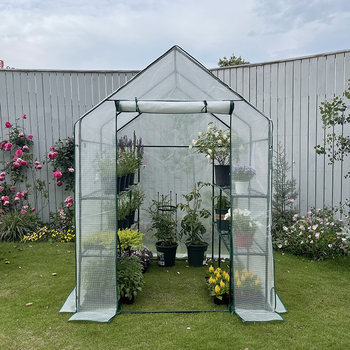 Outdoor succulent sunshade, rainproof and warm room flower stand