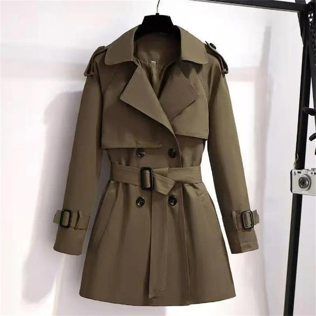 Hepburn style suit dress women's autumn and winter 2024 thickened waist ...