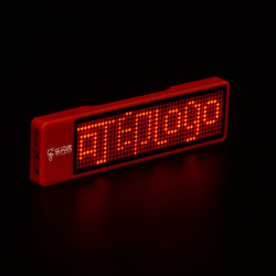 [New Model Launch] Led Badge, Led Badge, Work Number Plate, Rolling Word, Printed Logo Android Interface