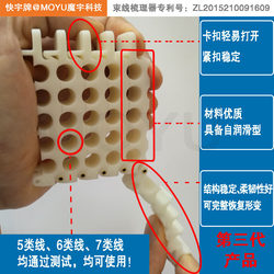 Kuaiyu Network Cable Organizer, Data Center Cable Management, Cable Tidy, Category 5 and Category 6 Cable Organizer, Cable Management Rack