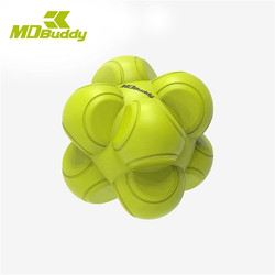 Pu Reaction Ball Md12121 Mdbuddy Grass Green Octagonal Elastic Eye-Hand Coordination Agility Ball Speed Training