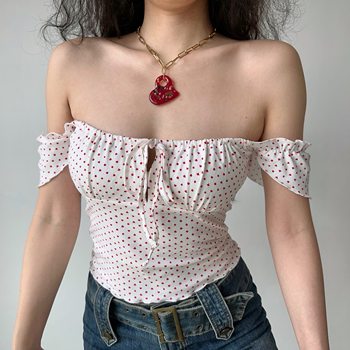 GO GIRL Go homemade European and American Wind Poker Flower Pet Dot Sling
