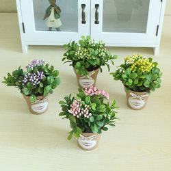 Zakka Pastoral Style Fake Flower Decorations Household Supplies Small Decoration Multi-Color Fruit Artificial Flower Bonsai