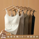 Ice silk suspender vest for women 2025 summer new beautiful back underwear with chest pad integrated inner bottoming top
