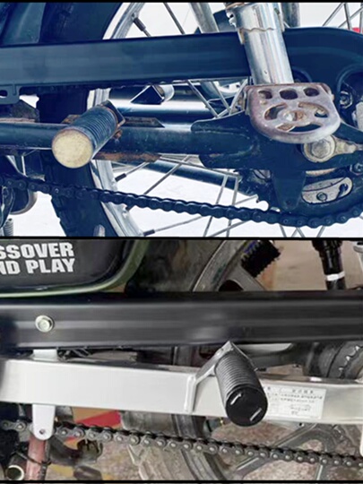 Twpo Cg125オートバイチェーンカバー - ステンレス鋼製保護カバー