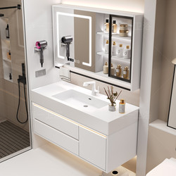  Nanometer Rock Integrated Basin Washstand Bathroom Cabinet Toilet Washbasin Cabinet Combination Toilet Washbasin