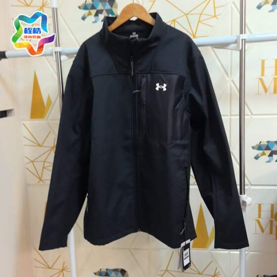 
Under Armor men's autumn and winter stand collar casual warm jacket fitness training sports jacket 1371586