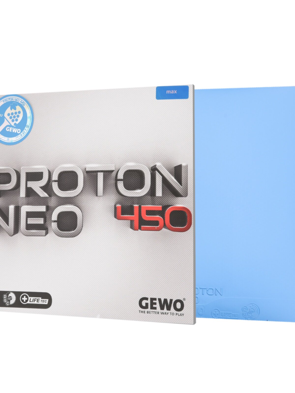 GEWO Gomma Proton Neo 450 Per Tennistavolo: Massima Velocità E Rotazione Per Gioco Offensivo