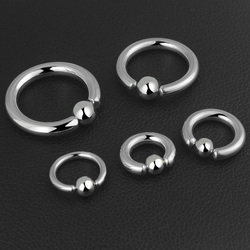 Titanium Steel Puncture Jewelry Bcr Universal Ring Men's Earrings / Breast Ring Pa Ring Female Female Yin Ring Multi-purpose Ring Card Ball Ring