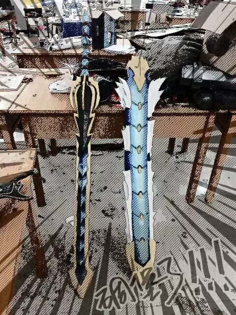 售罄展示怪物猎人雷狼龙太刀雷狼太刀