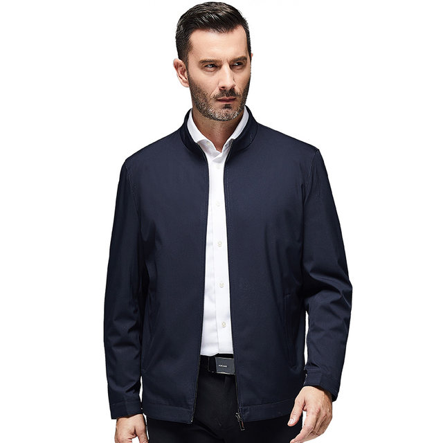 Jacket men's spring and autumn middle-aged business casual jacket ...