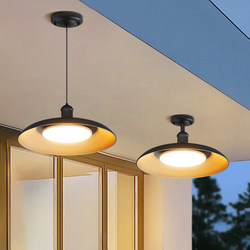 Solar Outdoor Ceiling Light Waterproof Courtyard Balcony Light Villa Eaves Garden Sun Room Gazebo Terrace Chandelier