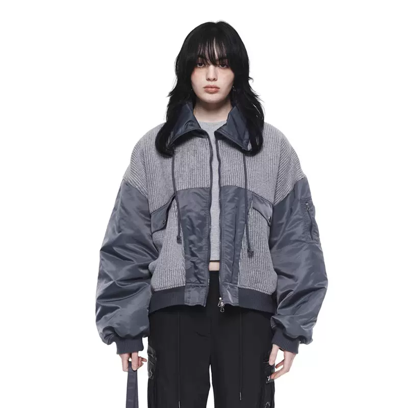 MATIN KIM レディー ユーティリティニットジャンパー韓国