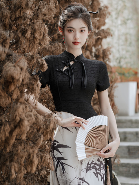 Summer Women's Clothing, New Chinese Style, Improved Cheongsam, Cool ...