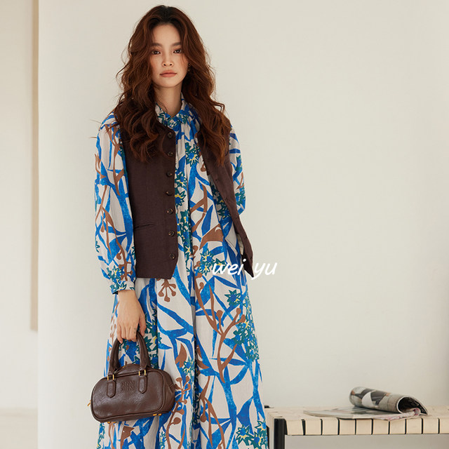 Weiyu Large Size Women's Vest Women's Top Jacket 2025 Spring New Commuter British Style Sleeveless Vest Horse Clip Women
