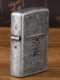 Genuine Zippo kerosene lighter imported from Japan, creative connotation, ancient silver and Chinese characters engraved, wine tycoon's grand personality