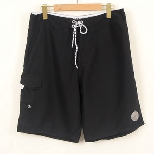 Fashion brand tail campaign men's super light and fast -drying seaside surfing swimming casual loose, simple five -point beach pants
