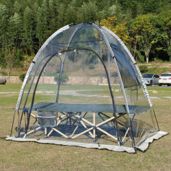 Transparent Tent, 720-Degree Clear View Viewing Tent, Winter Tent for Cold Protection and Warmth, Sun Tent
