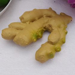 Simulated Fruits and Vegetables Ginger Model Toys Vegetables Fake Fruit Decorations Preschool Education Painting Plastic Simulated Ginger