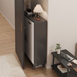 Shoe Cabinet for Home Entrance, Indoor Simple Modern Hallway Storage Cabinet, Economical Large-Capacity Shoe Rack for Entryway