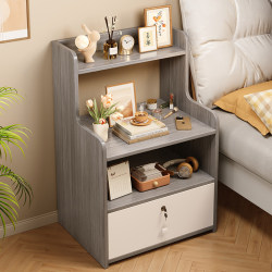 Bedside Table Small Simple Modern Bedside Cabinet 2026 New Model Home Bedroom Bedside Storage Rack Small Cabinet