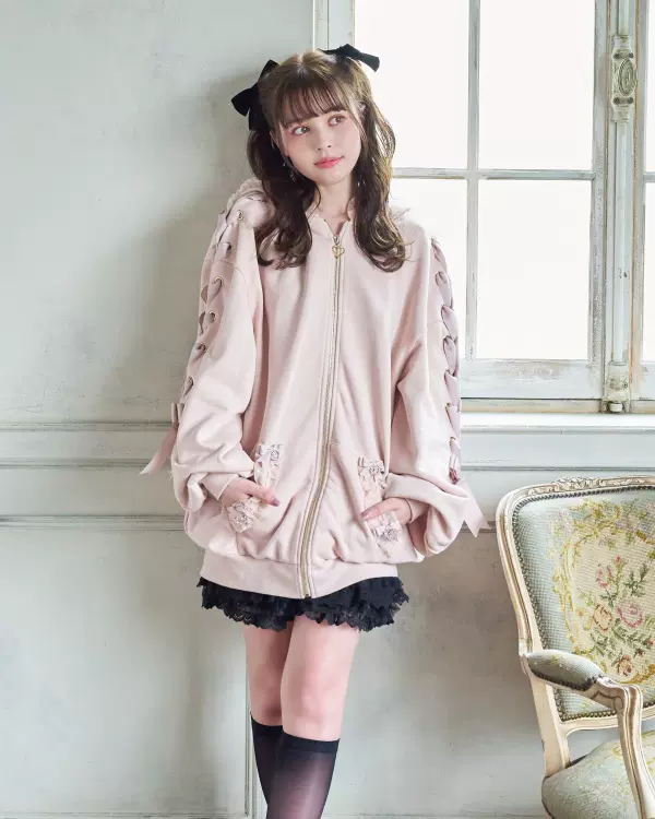 Liz Lisa ビジューリボンカットアウトライクスカパン ビジュー