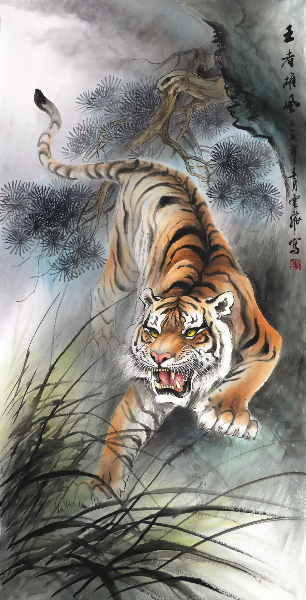 中国古美術★純手描き四条屏・八仙図画芯★国画・唐寅印款・肉筆・宣紙・带水印・文房 中国古美術☆純手描き四条屏・八仙図画芯☆国画・唐寅印款・肉筆