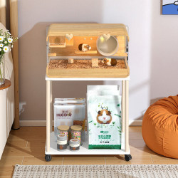 Hamster rack parrot bird cage multi-layer rack with wheels