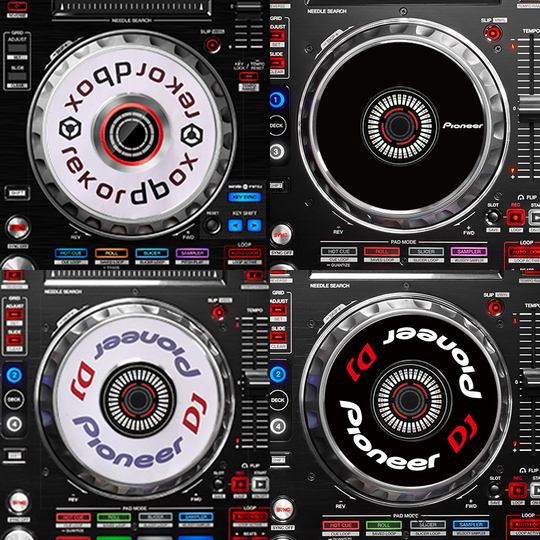 Pioneer DJ ターンテーブルステッカー - DDJ-SB、RB、SR、SX、RX、FLX