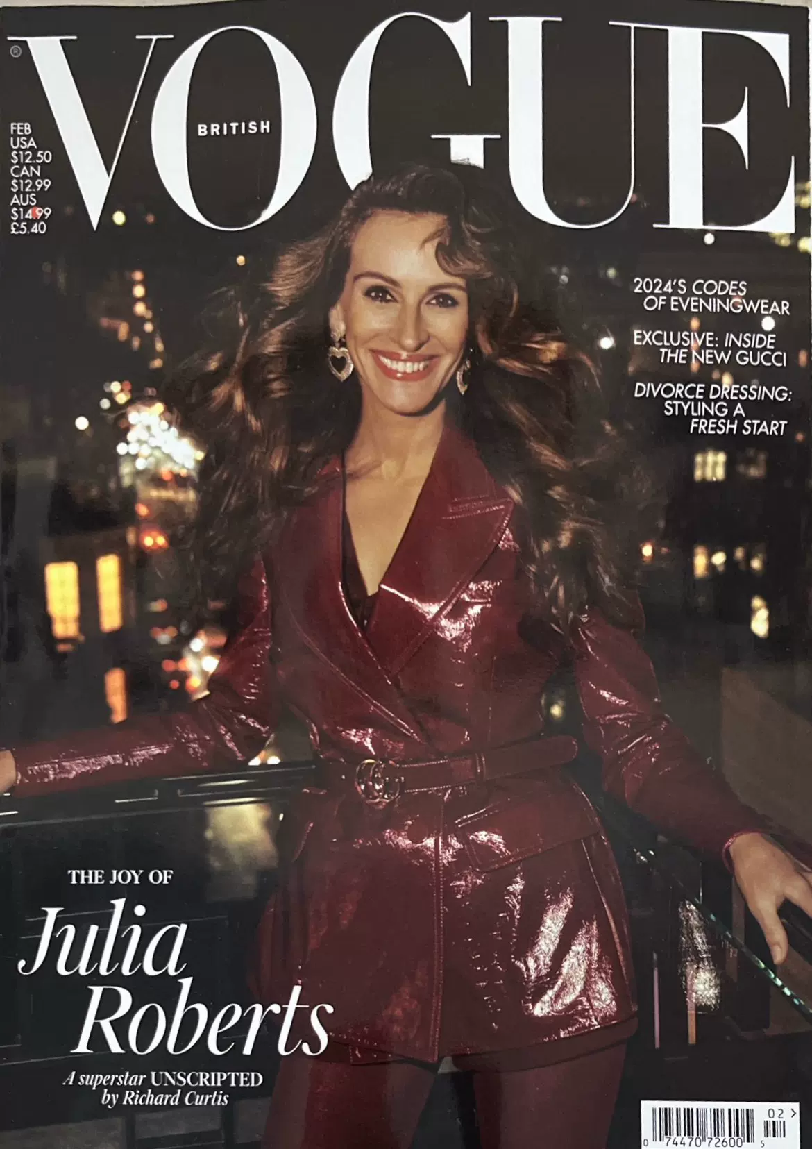 清倉Vogue British 2024年2月刊 英國原版服飾與美容女性時尚雜誌-Taobao