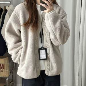 
[Clearout Special] Korean Style Versatile Lamb Wool Jacket Winter Thickened Reversible Loose Polar Fleece Top
