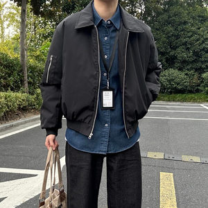 American retro design couples' jackets, cotton coats, men's and women's autumn and winter new casual sports tops