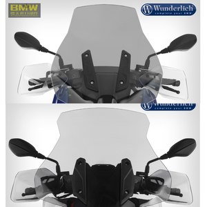 
German W Factory 25 BMW C400X C400GT enlarged travel windshield, windshield, transparent soot, imported windproof