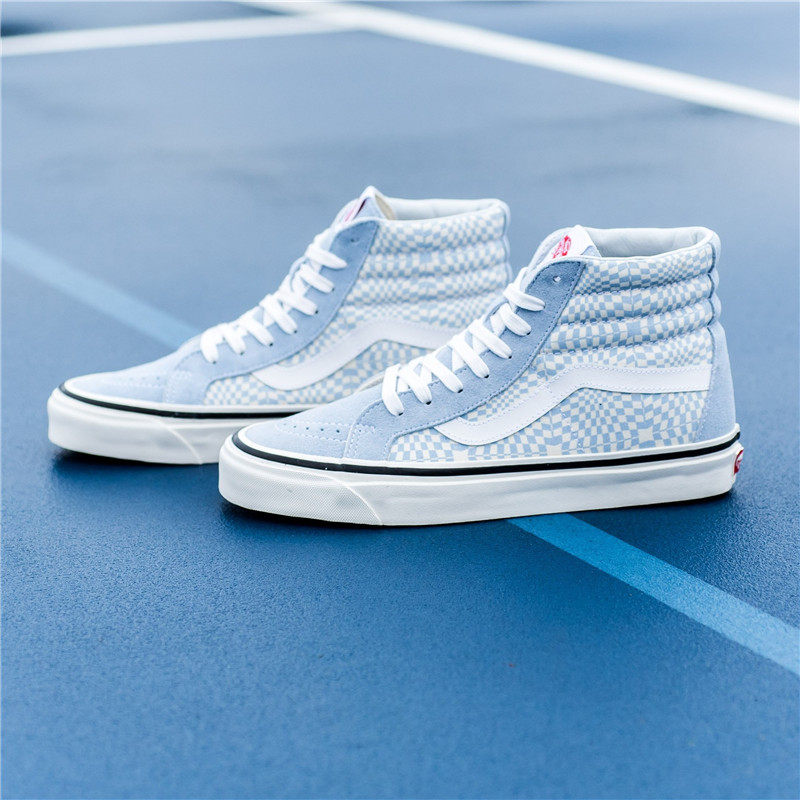vans安纳海姆天蓝logo麂皮板鞋