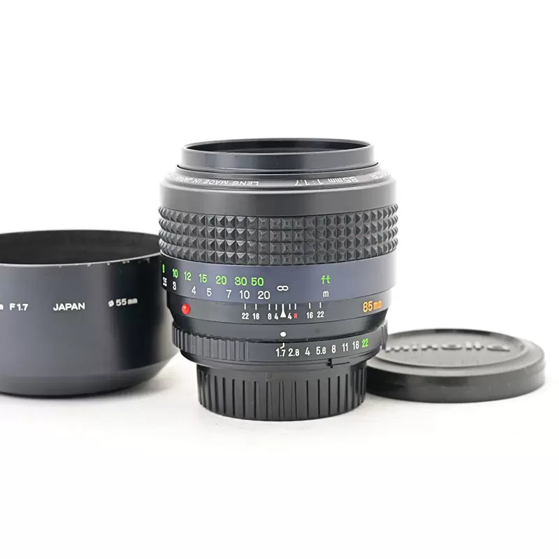 极新美品MINOLTA 美能达MD ROKKOR 后期版85mm F1.7 镜头-Taobao Singapore