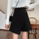 Large size fat sister high -waist pleated skirt female spring and autumn and winter new models thin and anti -free light skirt A -line skirt