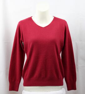 
Counter genuine open cardigan F6316 solid color V-neck bottoming sweater 2024 new women's pullover versatile style