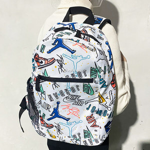 Jordan Feiren Sports Outdoor Large Capacity Graffiti Men's Book Bag Buns Bags Bag FJ6775-972
