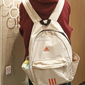 Adidas Adidas new male and female student Mi Bai large -capacity sports outdoor backbone schoolbag HM9146
